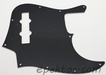 (B-33)  Jazz Bass Pickguard - Black  