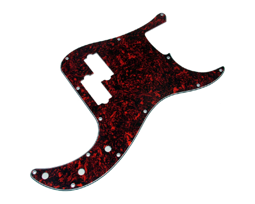 (B-37)  P-Bass Pickguard - Tortoise 